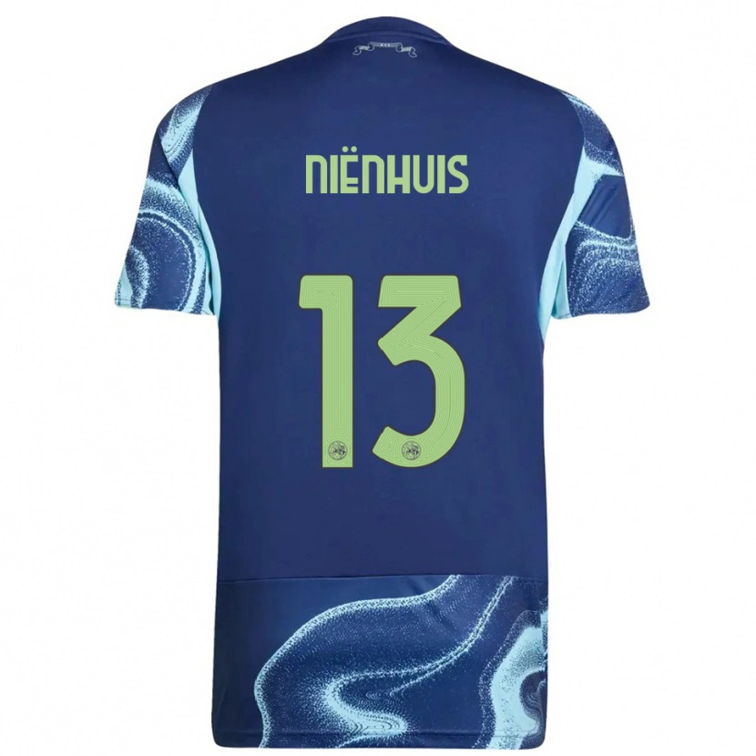 Danxen Donna Maglia Lois Niënhuis #13 Navy Azzurro Kit Gara Away 2025/26 Maglietta