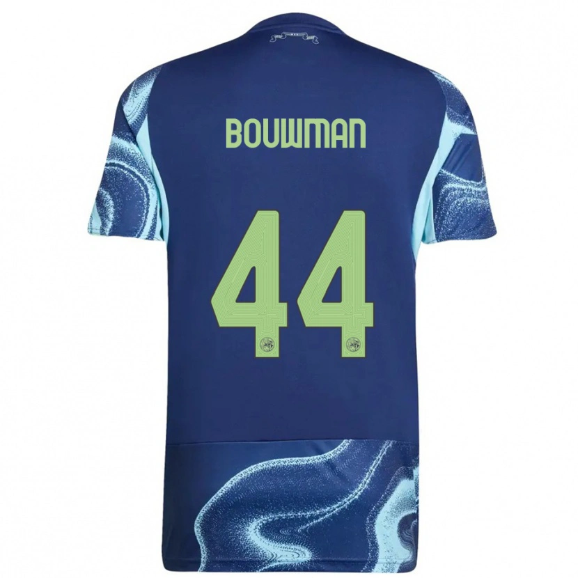 Danxen Donna Maglia Aaron Bouwman #44 Navy Azzurro Kit Gara Away 2025/26 Maglietta