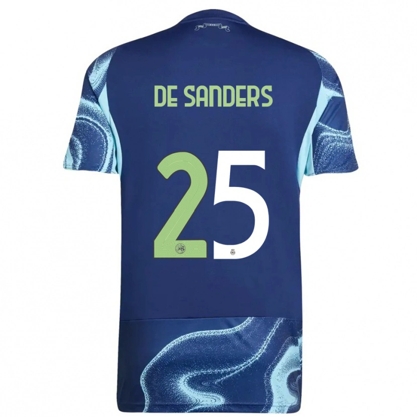 Danxen Donna Maglia Kay-Lee De Sanders #25 Navy Azzurro Kit Gara Away 2025/26 Maglietta