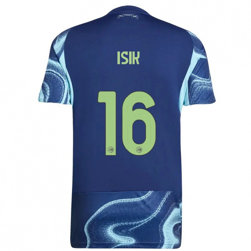 Danxen Donna Maglia Enes Işık #16 Navy Azzurro Kit Gara Away 2025/26 Maglietta