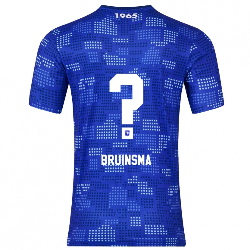 Danxen Donna Maglia Semmy Bruinsma #0 Blu Azzurro Kit Gara Away 2025/26 Maglietta