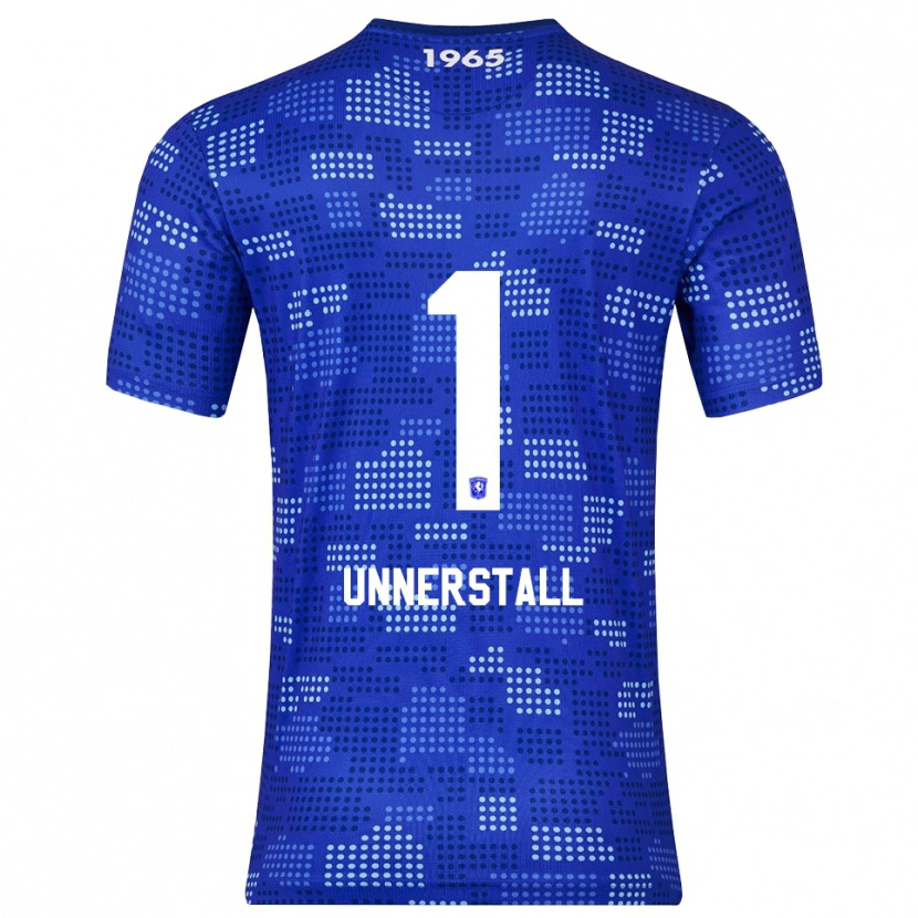 Danxen Donna Maglia Lars Unnerstall #1 Blu Azzurro Kit Gara Away 2025/26 Maglietta