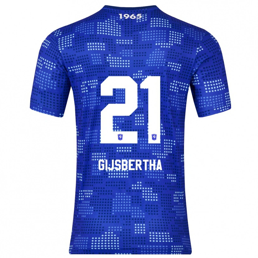 Danxen Donna Maglia Tyrese Gijsbertha #21 Blu Azzurro Kit Gara Away 2025/26 Maglietta