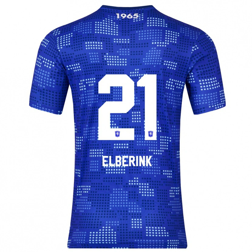 Danxen Donna Maglia Eva Oude Elberink #21 Blu Azzurro Kit Gara Away 2025/26 Maglietta