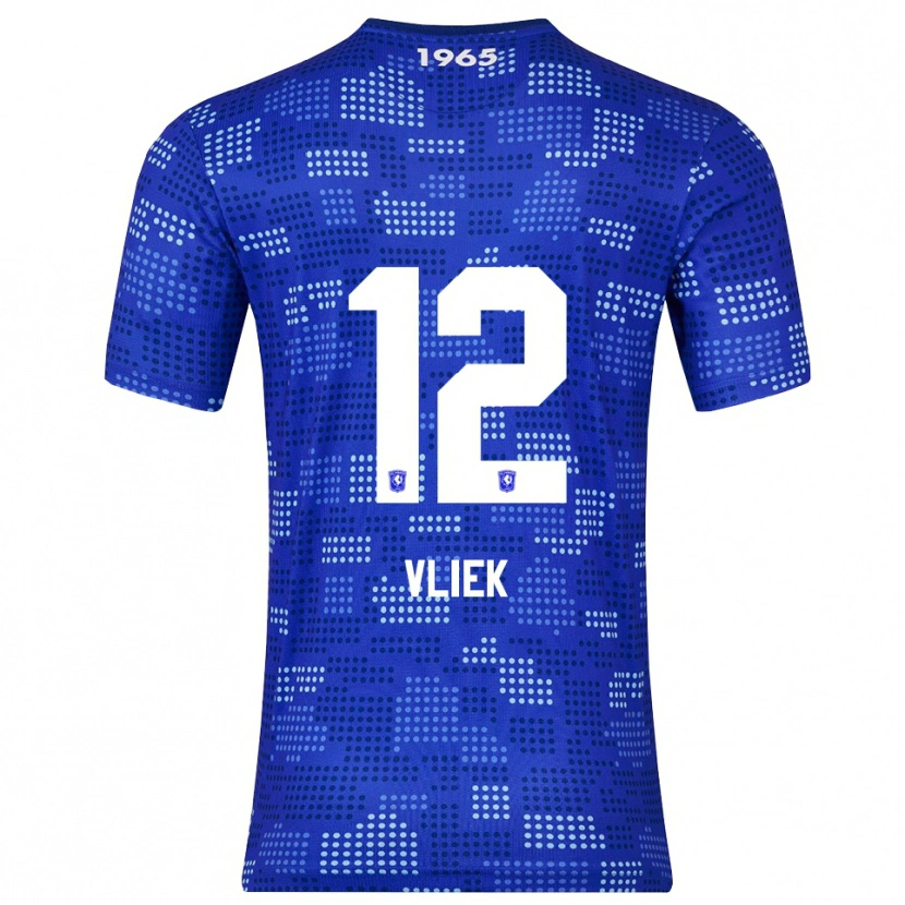 Danxen Donna Maglia Leonie Vliek #12 Blu Azzurro Kit Gara Away 2025/26 Maglietta