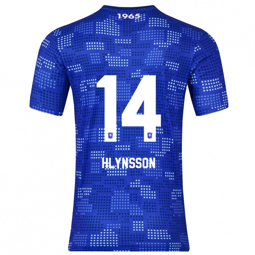 Danxen Donna Maglia Kristian Hlynsson #14 Blu Azzurro Kit Gara Away 2025/26 Maglietta