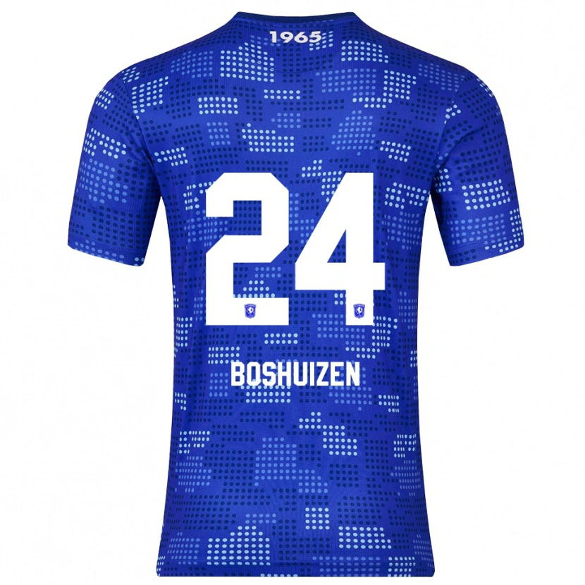 Danxen Donna Maglia Annouk Boshuizen #24 Blu Azzurro Kit Gara Away 2025/26 Maglietta