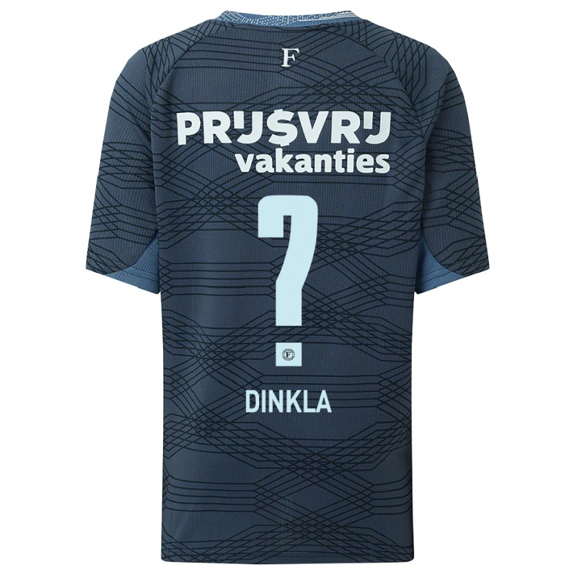 Danxen Donna Maglia Claire Dinkla #0 Nero Grigio Kit Gara Away 2025/26 Maglietta