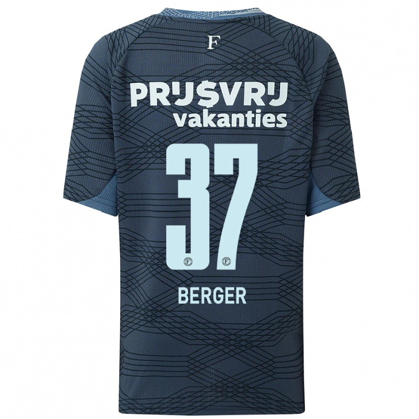 Danxen Donna Maglia Mannou Berger #37 Nero Grigio Kit Gara Away 2025/26 Maglietta