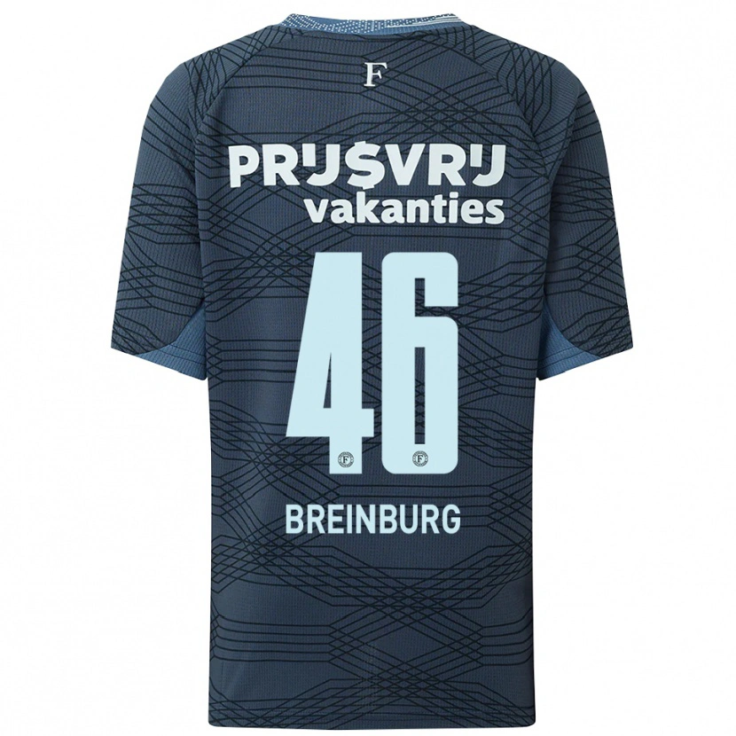 Danxen Donna Maglia Rainey Breinburg #46 Nero Grigio Kit Gara Away 2025/26 Maglietta