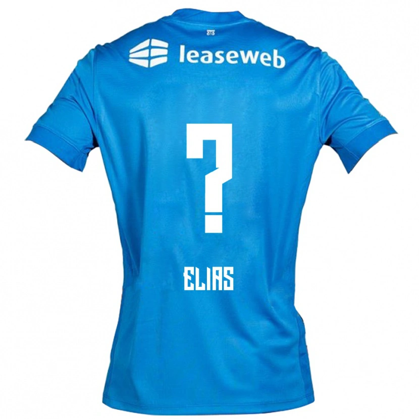 Danxen Donna Maglia Janoa Elias #0 Blu Bianco Kit Gara Away 2025/26 Maglietta