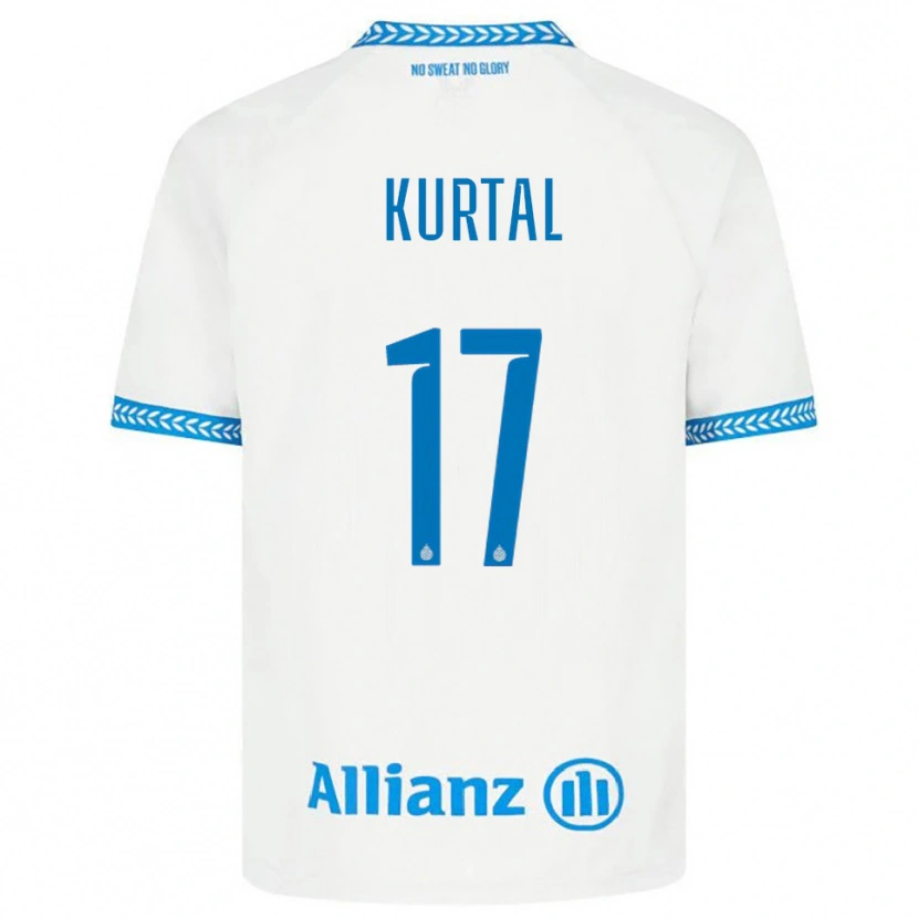 Danxen Donna Maglia Utku Kurtal #17 Blu Bianco Kit Gara Away 2025/26 Maglietta