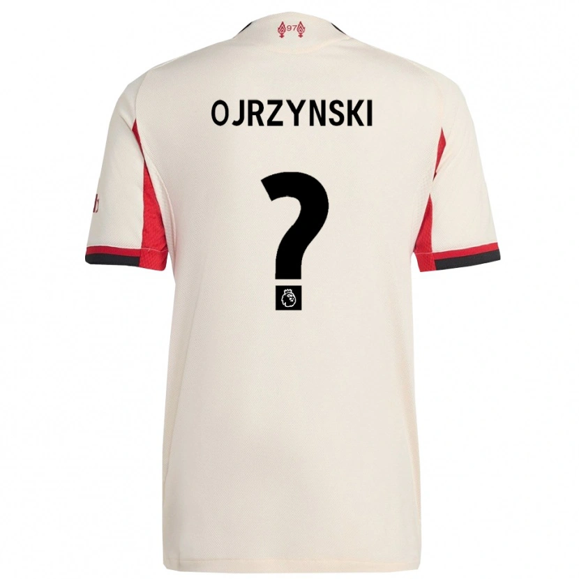 Danxen Donna Maglia Jakub Ojrzynski #0 Bianco Nero Kit Gara Away 2025/26 Maglietta