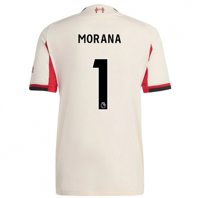 Danxen Donna Maglia Nathan Morana #1 Bianco Nero Kit Gara Away 2025/26 Maglietta
