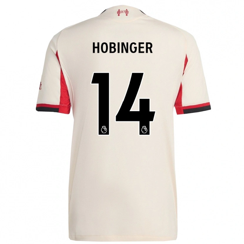 Danxen Donna Maglia Marie Höbinger #14 Bianco Nero Kit Gara Away 2025/26 Maglietta