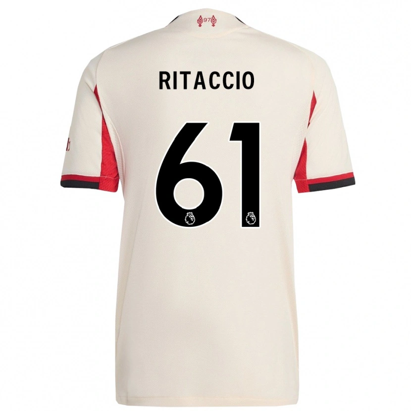 Danxen Donna Maglia Matteo Ritaccio #61 Bianco Nero Kit Gara Away 2025/26 Maglietta