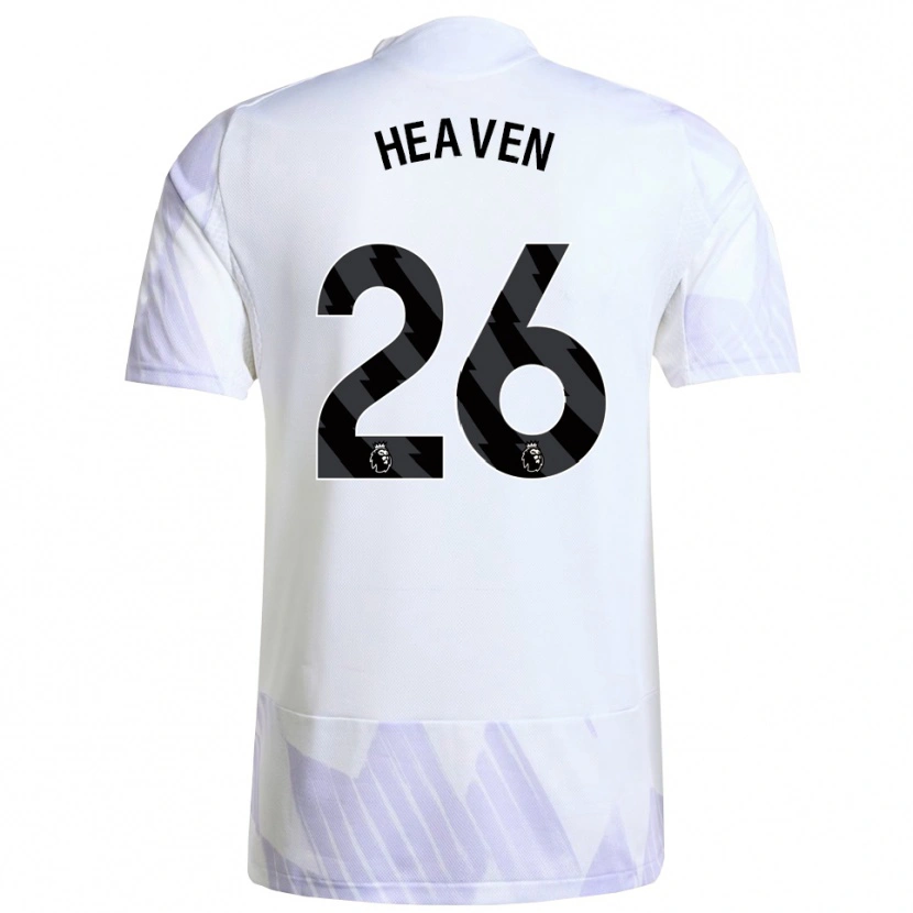 Danxen Donna Maglia Ayden Heaven #26 Bianco Viola Viola Kit Gara Away 2025/26 Maglietta