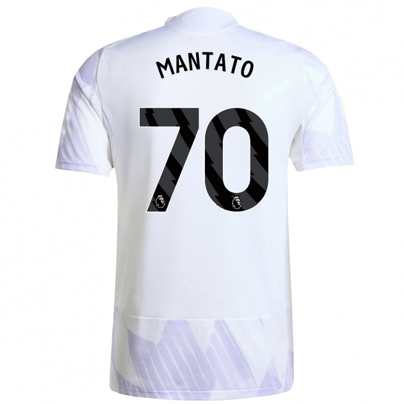 Danxen Donna Maglia Bendito Mantato #70 Bianco Viola Viola Kit Gara Away 2025/26 Maglietta