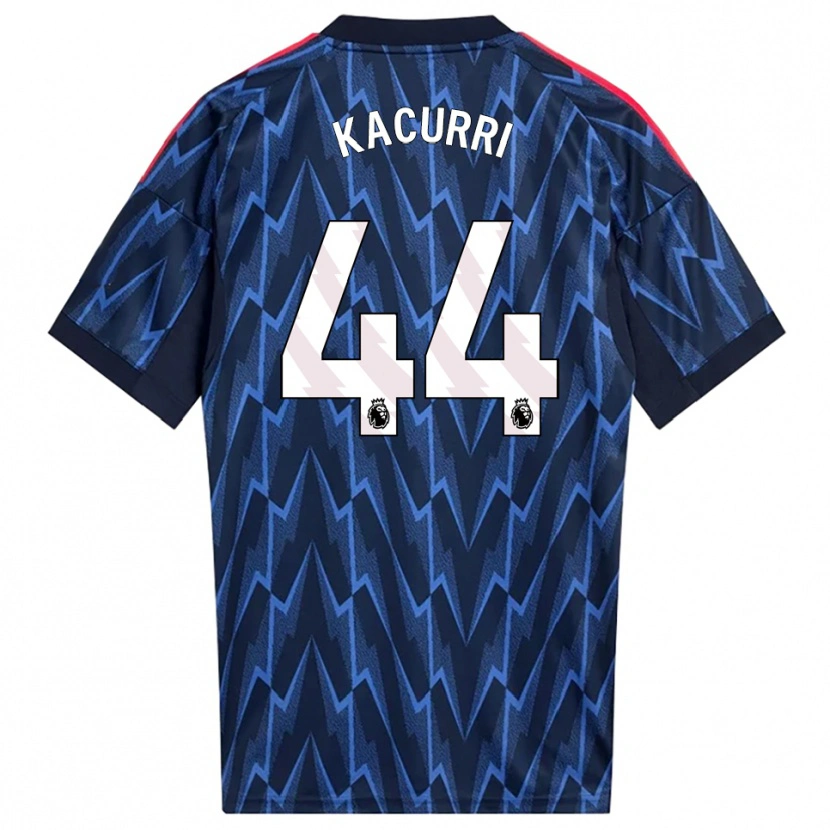 Danxen Donna Maglia Maldini Kacurri #44 Navy Rosso Kit Gara Away 2025/26 Maglietta
