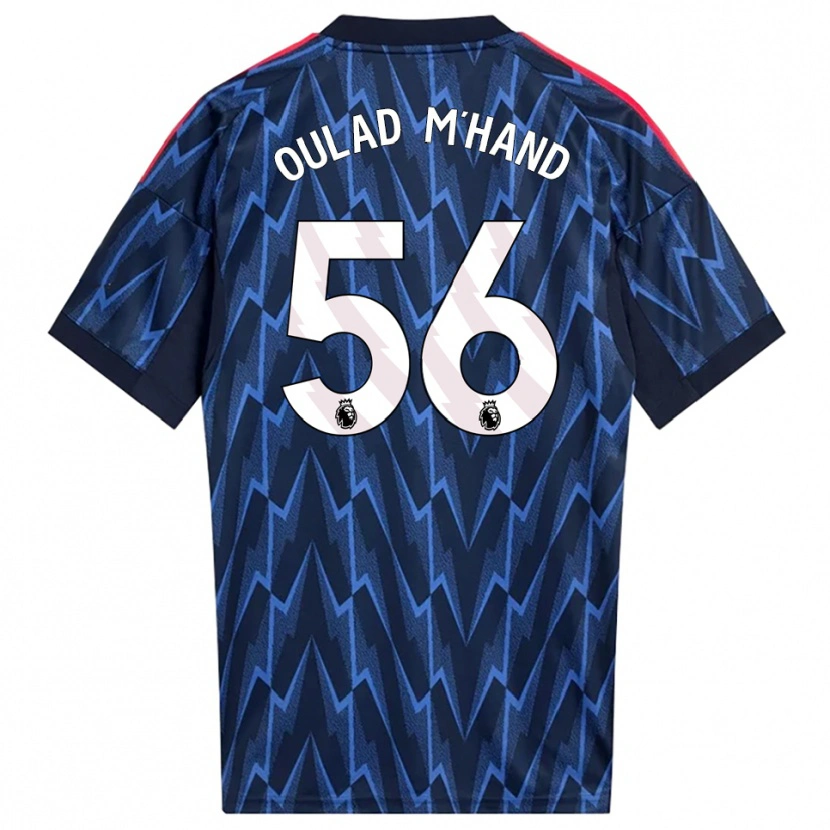 Danxen Donna Maglia Salah-Eddine Oulad M'hand #56 Navy Rosso Kit Gara Away 2025/26 Maglietta