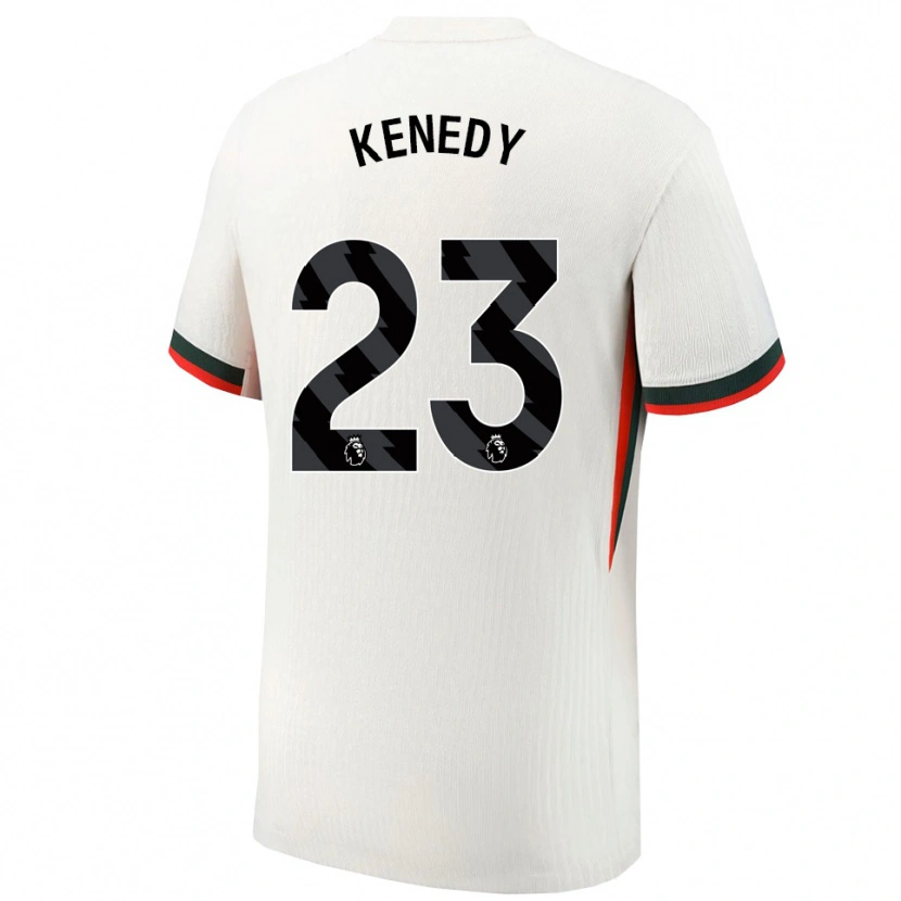 Danxen Donna Maglia Robert Kenedy #23 Bianco Verde Kit Gara Away 2025/26 Maglietta