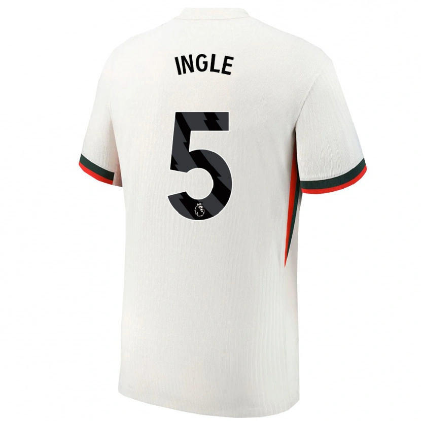 Danxen Donna Maglia Sophie Ingle #5 Bianco Verde Kit Gara Away 2025/26 Maglietta