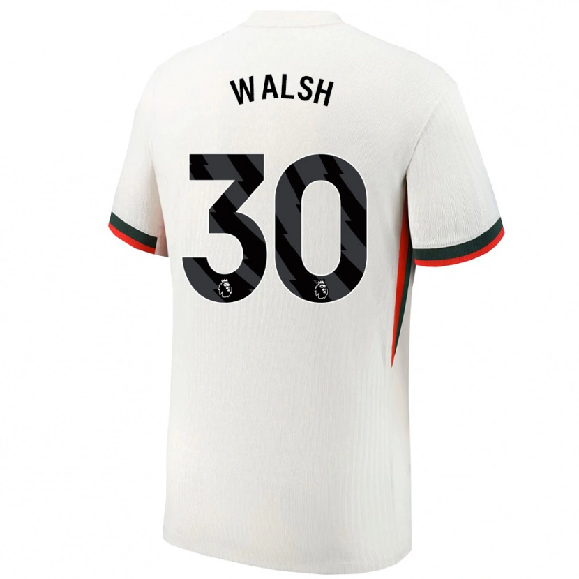 Danxen Donna Maglia Keira Walsh #30 Bianco Verde Kit Gara Away 2025/26 Maglietta