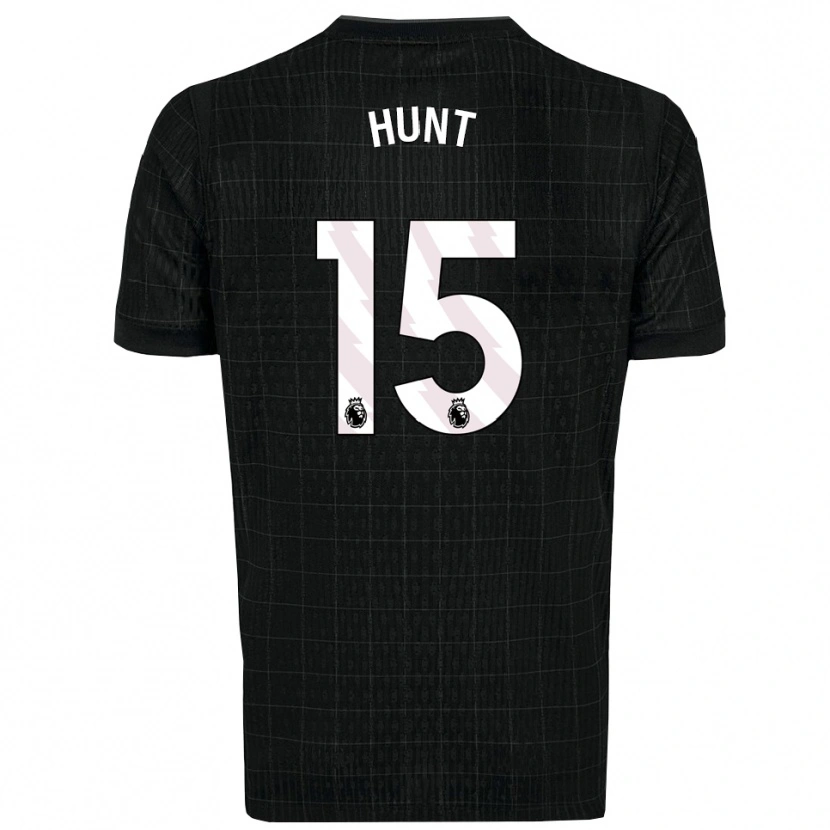 Danxen Donna Maglia Clare Hunt #15 Nero Grigio Kit Gara Away 2025/26 Maglietta