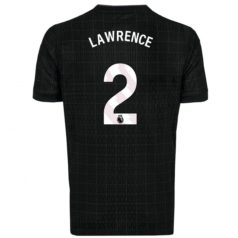Danxen Donna Maglia Donte Lawrence #2 Nero Grigio Kit Gara Away 2025/26 Maglietta