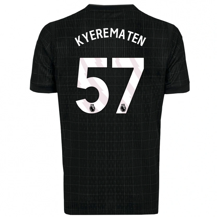 Danxen Donna Maglia Rio Kyerematen #57 Nero Grigio Kit Gara Away 2025/26 Maglietta