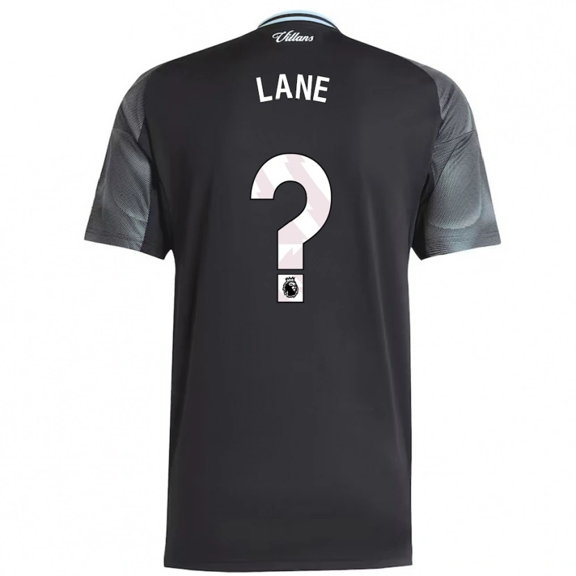 Danxen Donna Maglia Josh Lane #0 Nero Azzurro Kit Gara Away 2025/26 Maglietta
