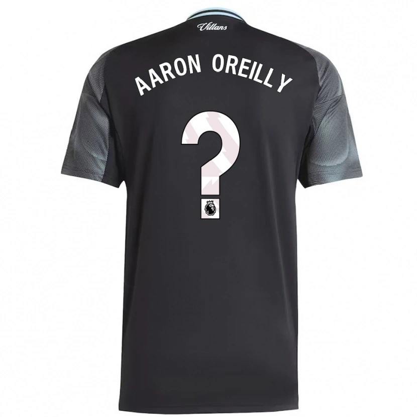 Danxen Donna Maglia Aaron Oreilly #0 Nero Azzurro Kit Gara Away 2025/26 Maglietta