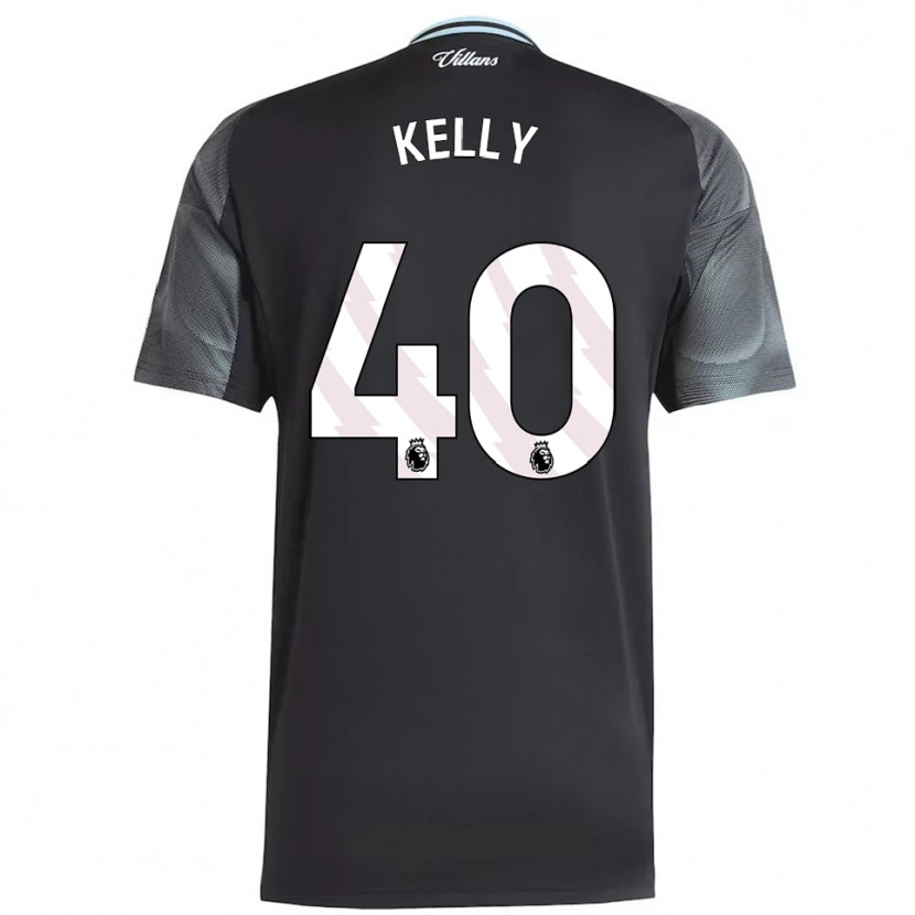 Danxen Donna Maglia Soffia Kelly #40 Nero Azzurro Kit Gara Away 2025/26 Maglietta