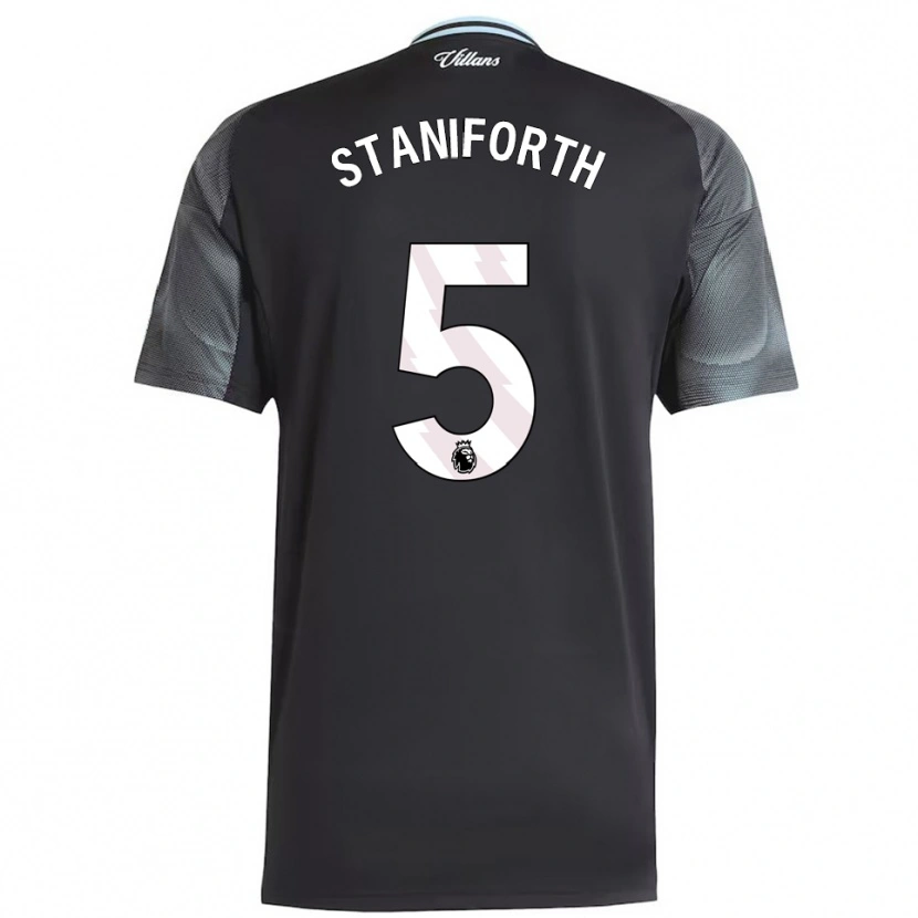 Danxen Donna Maglia Lucy Staniforth #5 Nero Azzurro Kit Gara Away 2025/26 Maglietta