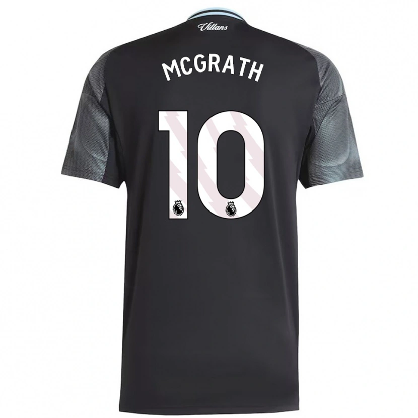 Danxen Donna Maglia Jack Mcgrath #10 Nero Azzurro Kit Gara Away 2025/26 Maglietta