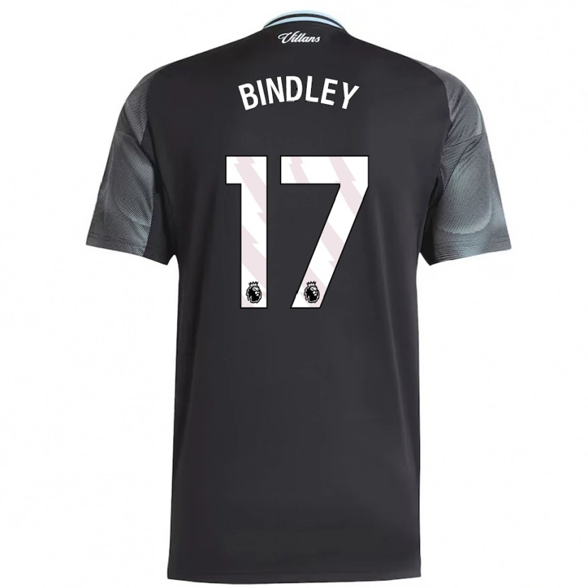 Danxen Donna Maglia Oliver Bindley #17 Nero Azzurro Kit Gara Away 2025/26 Maglietta