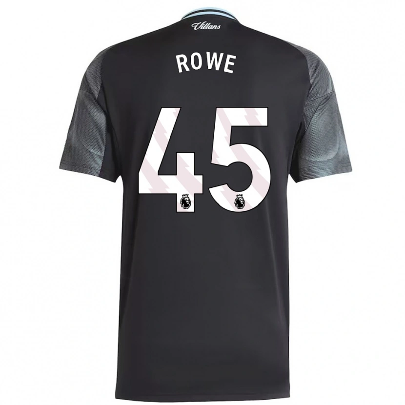Danxen Donna Maglia Triston Rowe #45 Nero Azzurro Kit Gara Away 2025/26 Maglietta