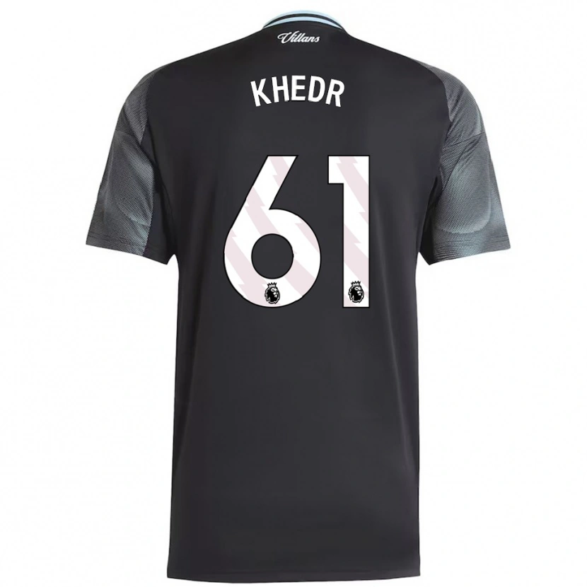 Danxen Donna Maglia Omar Khedr #61 Nero Azzurro Kit Gara Away 2025/26 Maglietta