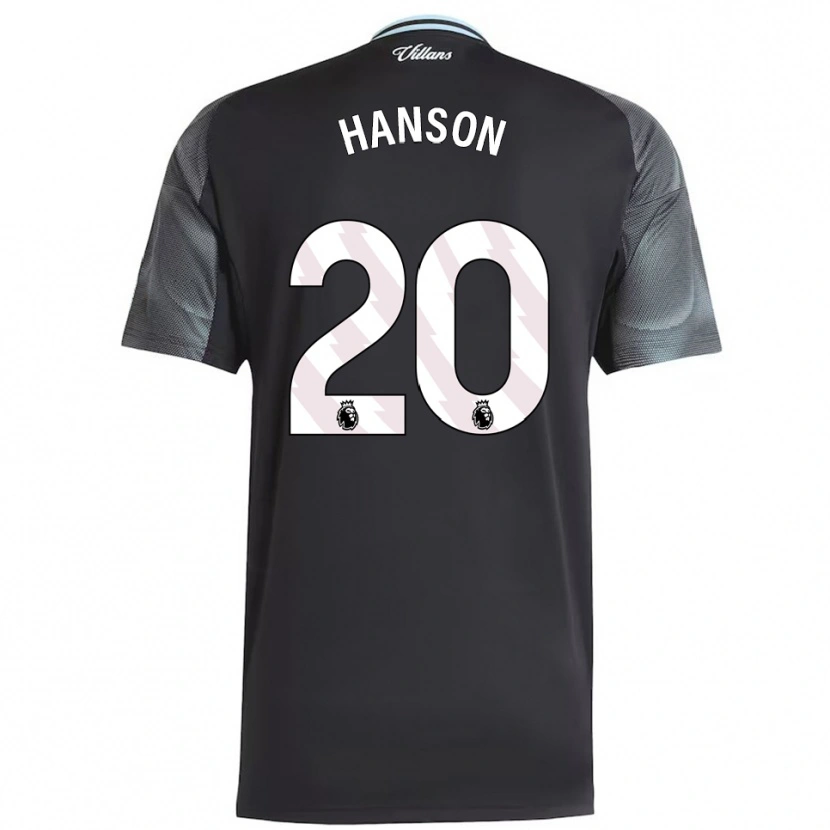 Danxen Donna Maglia Kirsty Hanson #20 Nero Azzurro Kit Gara Away 2025/26 Maglietta