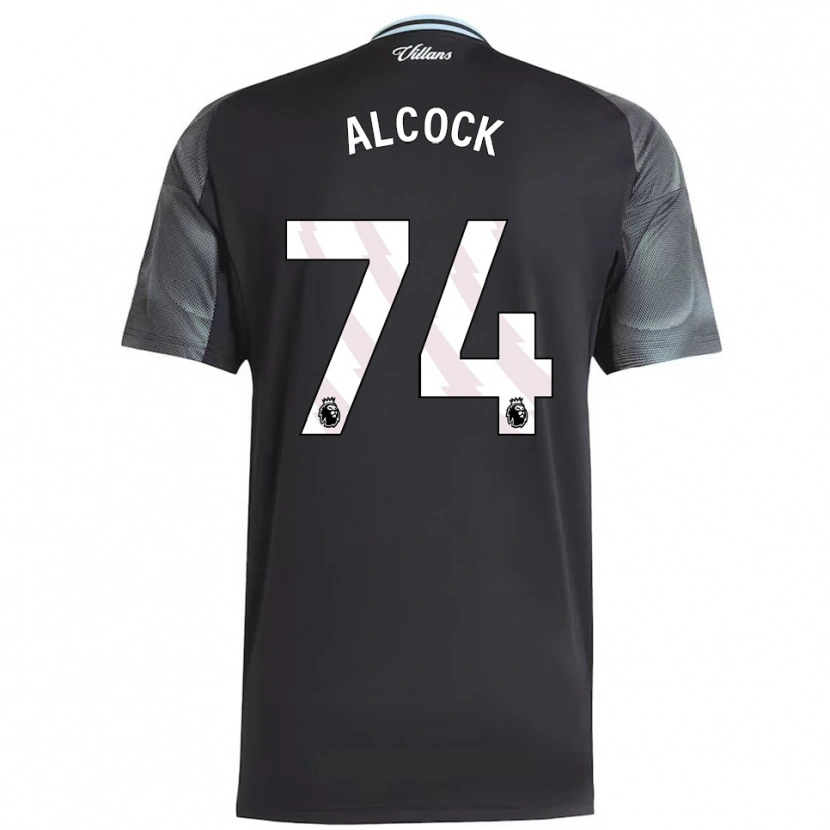 Danxen Donna Maglia Todd Alcock #74 Nero Azzurro Kit Gara Away 2025/26 Maglietta