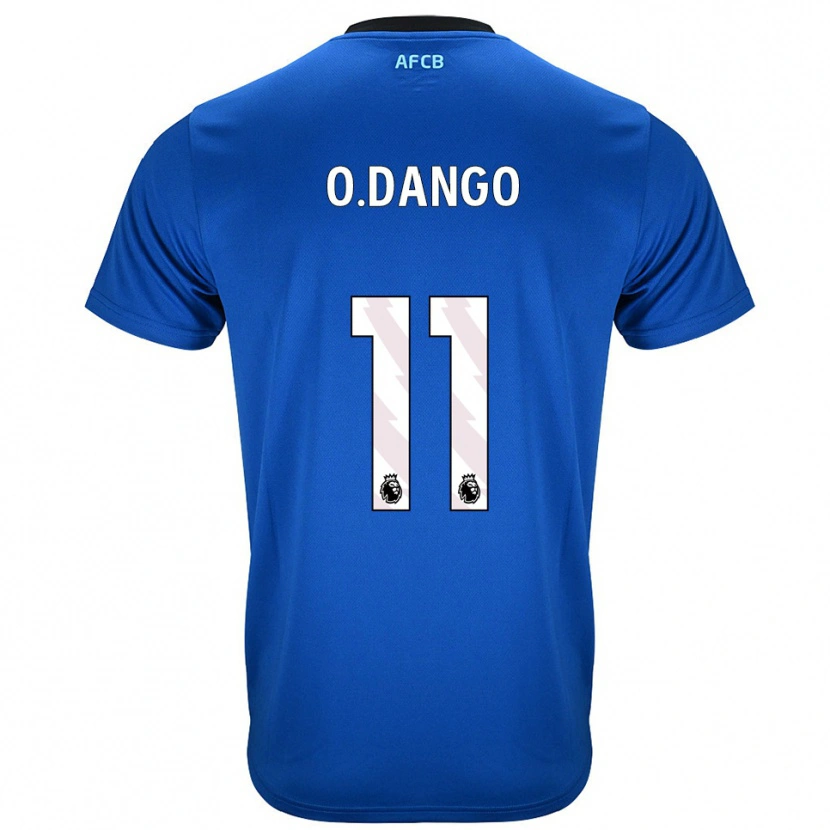 Danxen Donna Maglia Dango Ouattara #11 Blu Nero Kit Gara Away 2025/26 Maglietta