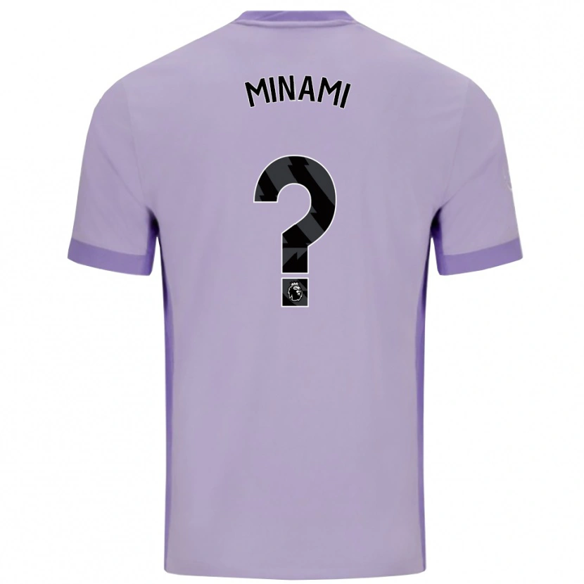 Danxen Donna Maglia Moeka Minami #0 Viola Taro Bianco Kit Gara Away 2025/26 Maglietta