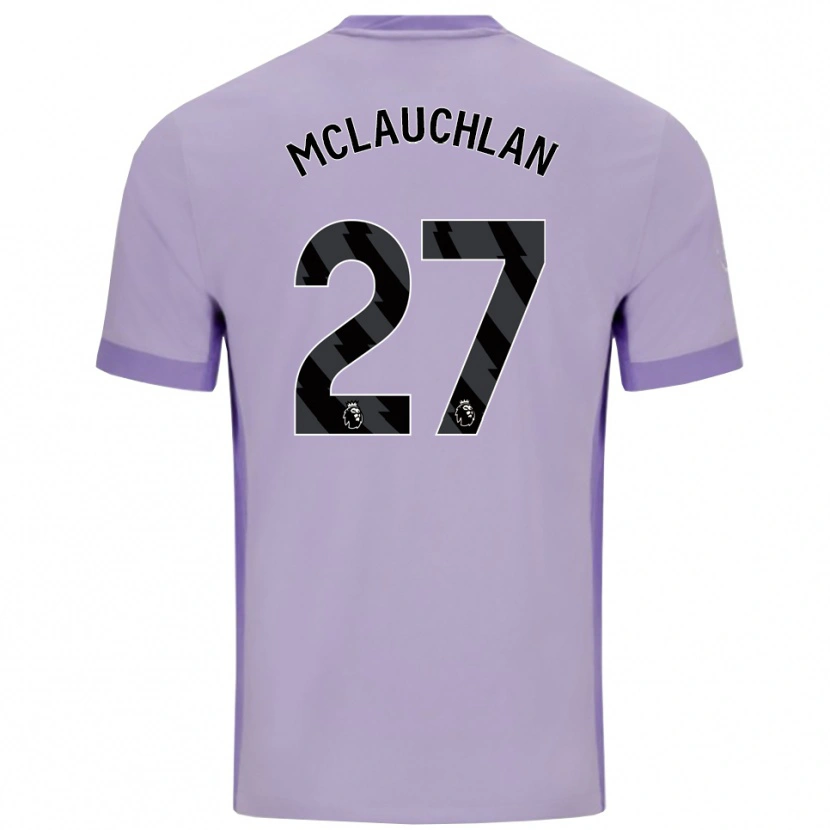 Danxen Donna Maglia Rachel Mclauchlan #27 Viola Taro Bianco Kit Gara Away 2025/26 Maglietta
