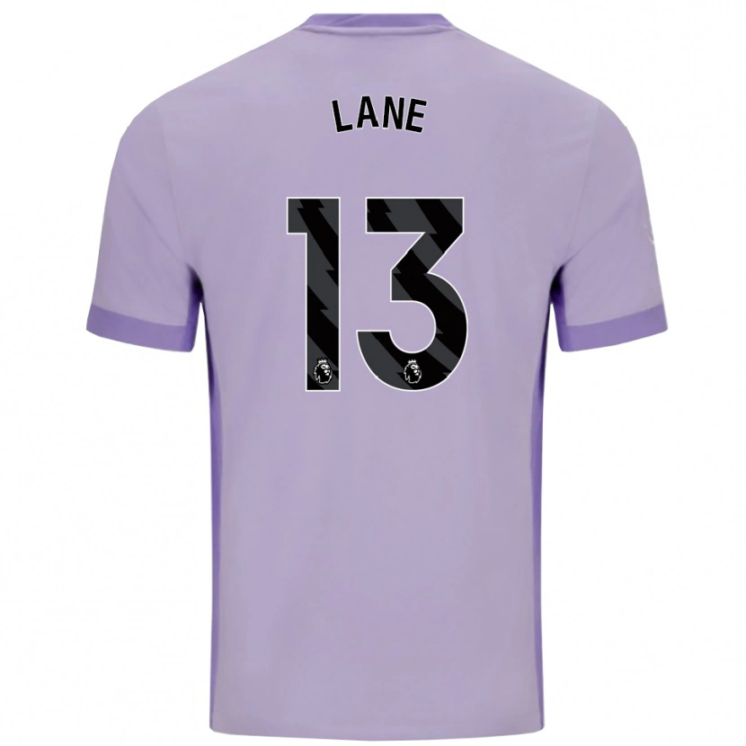 Danxen Donna Maglia Darius Lane #13 Viola Taro Bianco Kit Gara Away 2025/26 Maglietta
