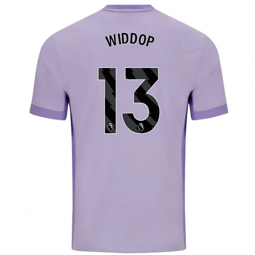 Danxen Donna Maglia Fraser Widdop #13 Viola Taro Bianco Kit Gara Away 2025/26 Maglietta
