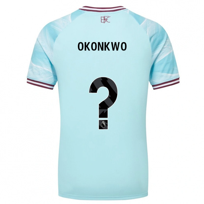 Danxen Donna Maglia Destiny Okonkwo #0 Azzurro Borgogna Kit Gara Away 2025/26 Maglietta