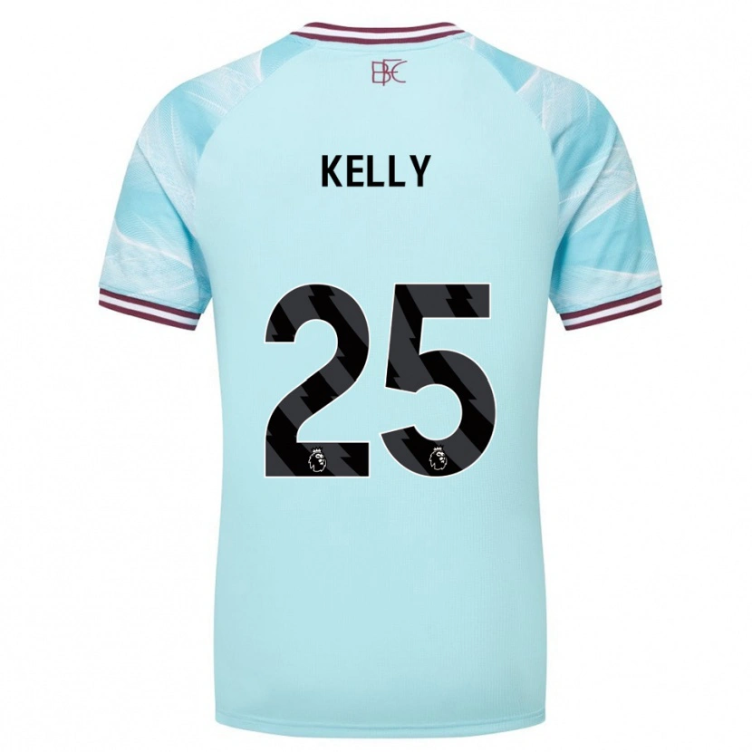 Danxen Donna Maglia Aimee Kelly #25 Azzurro Borgogna Kit Gara Away 2025/26 Maglietta