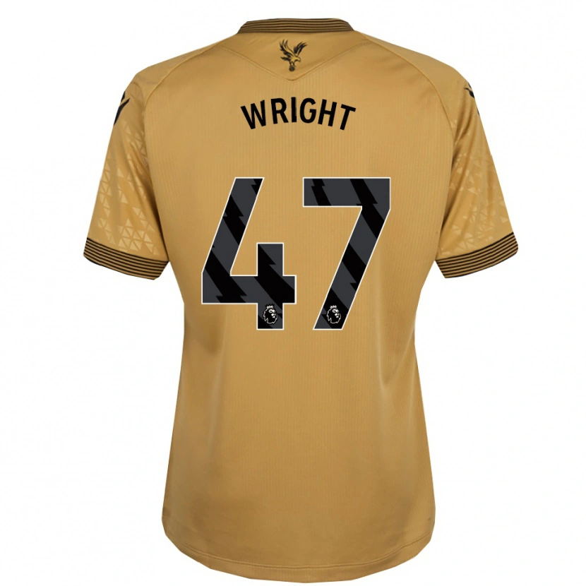 Danxen Donna Maglia Annis-Clara Wright #47 Oro Nero Kit Gara Away 2025/26 Maglietta