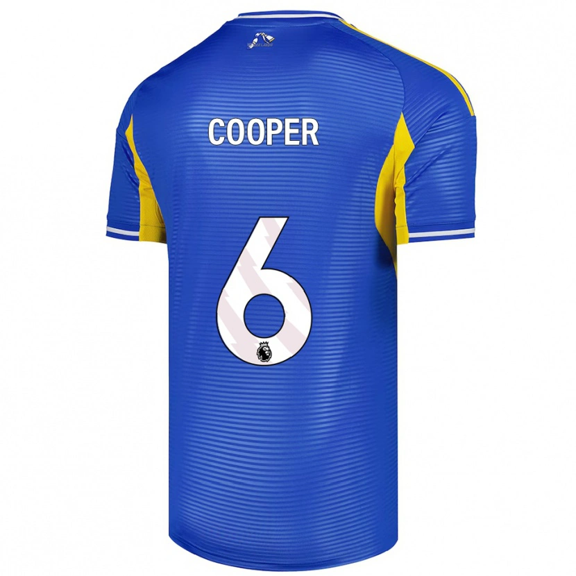 Danxen Donna Maglia Liam Cooper #6 Blu Giallo Kit Gara Away 2025/26 Maglietta