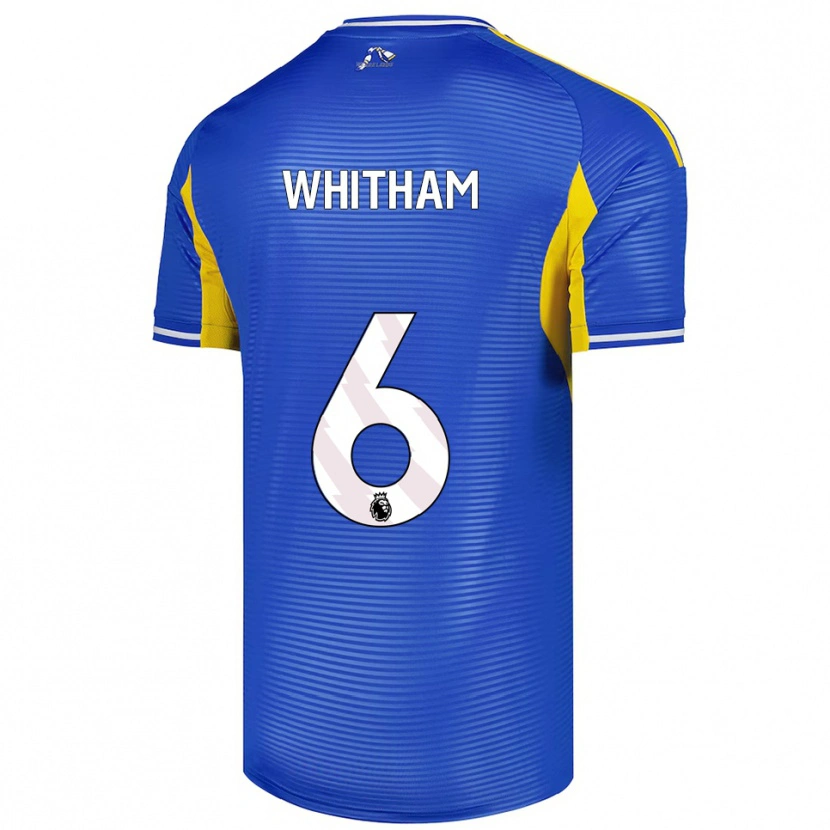 Danxen Donna Maglia Danielle Whitham #6 Blu Giallo Kit Gara Away 2025/26 Maglietta
